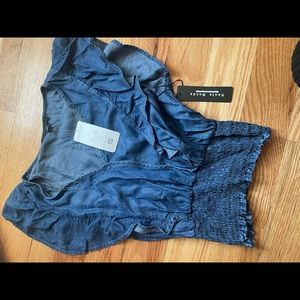 FLOWY DENIM SHIRT *NEW WITH TAGS*